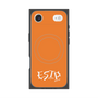 プレミアムスクエアケース with MagSafe［ オリジナル - ESTP 起業家 - アルファベット - オレンジ ］