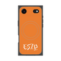 プレミアムスクエアケース with MagSafe［ オリジナル - ESTP 起業家 - アルファベット - オレンジ ］