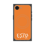 プレミアムスクエアケース with MagSafe［ オリジナル - ESTP 起業家 - アルファベット - オレンジ ］
