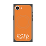 プレミアムスクエアケース with MagSafe［ オリジナル - ESTP 起業家 - アルファベット - オレンジ ］