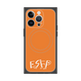 プレミアムスクエアケース with MagSafe［ オリジナル - ESFP エンターテイナー - アルファベット - オレンジ ］