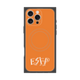 プレミアムスクエアケース with MagSafe［ オリジナル - ESFP エンターテイナー - アルファベット - オレンジ ］