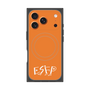 プレミアムスクエアケース with MagSafe［ オリジナル - ESFP エンターテイナー - アルファベット - オレンジ ］