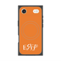 プレミアムスクエアケース with MagSafe［ オリジナル - ESFP エンターテイナー - アルファベット - オレンジ ］