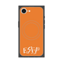 プレミアムスクエアケース with MagSafe［ オリジナル - ESFP エンターテイナー - アルファベット - オレンジ ］