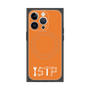 プレミアムスクエアケース with MagSafe［ オリジナル - ISTP 巨匠 - アルファベット - オレンジ ］