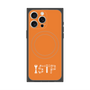 プレミアムスクエアケース with MagSafe［ オリジナル - ISTP 巨匠 - アルファベット - オレンジ ］