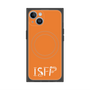 プレミアムスクエアケース with MagSafe［ オリジナル - ISFP 冒険家 - アルファベット - オレンジ ］