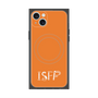 プレミアムスクエアケース with MagSafe［ オリジナル - ISFP 冒険家 - アルファベット - オレンジ ］