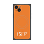 プレミアムスクエアケース with MagSafe［ オリジナル - ISFP 冒険家 - アルファベット - オレンジ ］