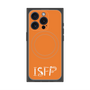 プレミアムスクエアケース with MagSafe［ オリジナル - ISFP 冒険家 - アルファベット - オレンジ ］