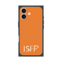 プレミアムスクエアケース with MagSafe［ オリジナル - ISFP 冒険家 - アルファベット - オレンジ ］