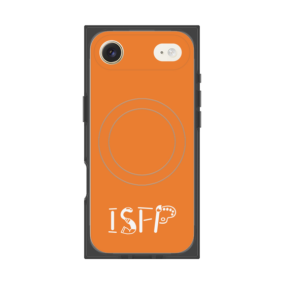 プレミアムスクエアケース with MagSafe［ オリジナル - ISFP 冒険家 - アルファベット - オレンジ ］