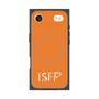 プレミアムスクエアケース with MagSafe［ オリジナル - ISFP 冒険家 - アルファベット - オレンジ ］