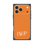 プレミアムスクエアケース with MagSafe［ オリジナル - ISFP 冒険家 - アルファベット - オレンジ ］