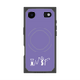 プレミアムスクエアケース with MagSafe［ オリジナル - INTP 論理学者 - アルファベット - パープル ］