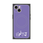 プレミアムスクエアケース with MagSafe［ オリジナル - ENTJ 指揮官 - アルファベット - パープル ］