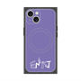 プレミアムスクエアケース with MagSafe［ オリジナル - ENTJ 指揮官 - アルファベット - パープル ］