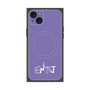 プレミアムスクエアケース with MagSafe［ オリジナル - ENTJ 指揮官 - アルファベット - パープル ］