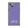プレミアムスクエアケース with MagSafe［ オリジナル - ENTJ 指揮官 - アルファベット - パープル ］