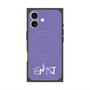 プレミアムスクエアケース with MagSafe［ オリジナル - ENTJ 指揮官 - アルファベット - パープル ］