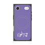 プレミアムスクエアケース with MagSafe［ オリジナル - ENTJ 指揮官 - アルファベット - パープル ］
