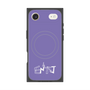 プレミアムスクエアケース with MagSafe［ オリジナル - ENTJ 指揮官 - アルファベット - パープル ］