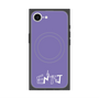 プレミアムスクエアケース with MagSafe［ オリジナル - ENTJ 指揮官 - アルファベット - パープル ］