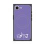 プレミアムスクエアケース with MagSafe［ オリジナル - ENTJ 指揮官 - アルファベット - パープル ］