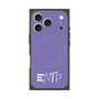 プレミアムスクエアケース with MagSafe［ オリジナル - ENTP 討論者 - アルファベット - パープル ］