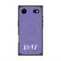 プレミアムスクエアケース with MagSafe［ オリジナル - INTJ 建築家 - アルファベット - パープル ］