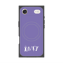 プレミアムスクエアケース with MagSafe［ オリジナル - INTJ 建築家 - アルファベット - パープル ］