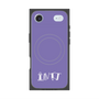 プレミアムスクエアケース with MagSafe［ オリジナル - INTJ 建築家 - アルファベット - パープル ］