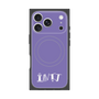 プレミアムスクエアケース with MagSafe［ オリジナル - INTJ 建築家 - アルファベット - パープル ］