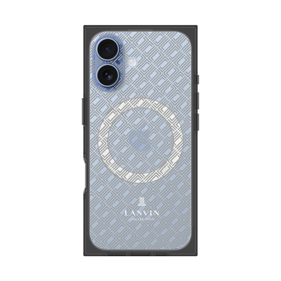 プレミアムスクエアケース with MagSafe［ LANVIN COLLECTION - ロゴパターン ］