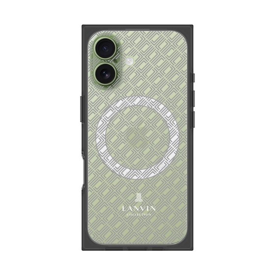 プレミアムスクエアケース with MagSafe［ LANVIN COLLECTION - ロゴパターン ］