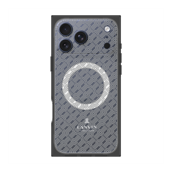 プレミアムスクエアケース with MagSafe［ LANVIN COLLECTION - ロゴパターン ］