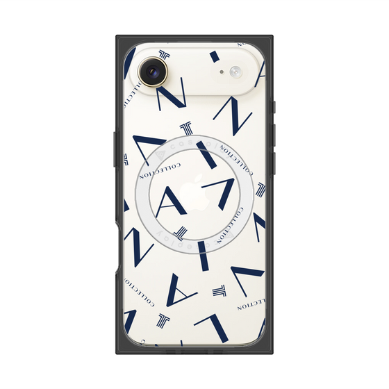プレミアムスクエアケース with MagSafe［ LANVIN COLLECTION - タイポグラフィ ］