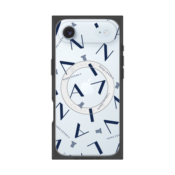 プレミアムスクエアケース with MagSafe［ LANVIN COLLECTION - タイポグラフィ ］