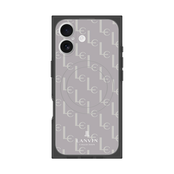 プレミアムスクエアケース with MagSafe［ LANVIN COLLECTION - ジオメトリック - ライラック ］