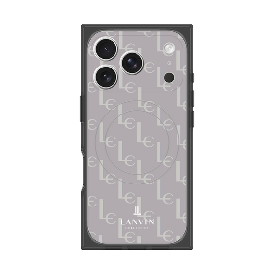プレミアムスクエアケース with MagSafe［ LANVIN COLLECTION - ジオメトリック - ライラック ］