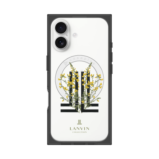 プレミアムスクエアケース with MagSafe［ LANVIN COLLECTION - フラワー ］