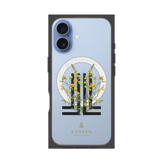 プレミアムスクエアケース with MagSafe［ LANVIN COLLECTION - フラワー ］
