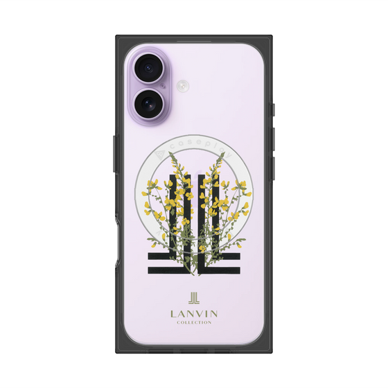 プレミアムスクエアケース with MagSafe［ LANVIN COLLECTION - フラワー ］