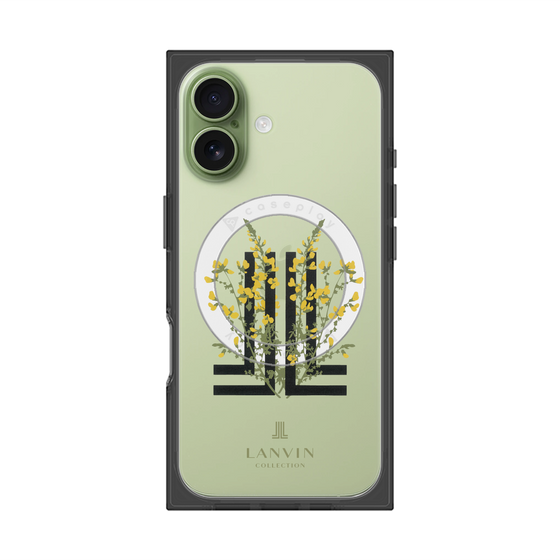 プレミアムスクエアケース with MagSafe［ LANVIN COLLECTION - フラワー ］