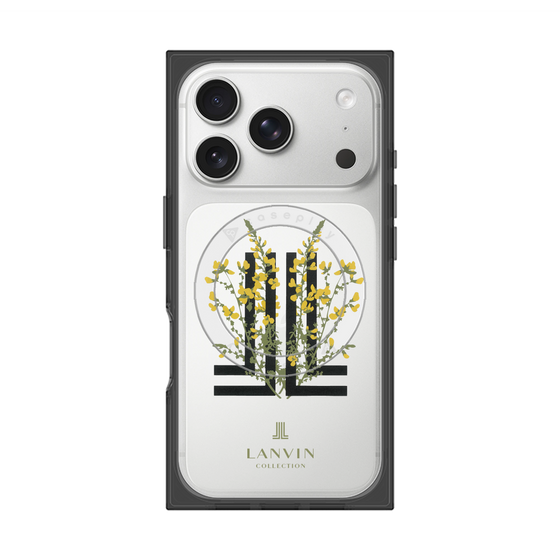 プレミアムスクエアケース with MagSafe［ LANVIN COLLECTION - フラワー ］
