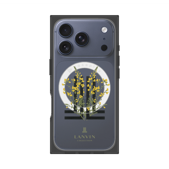 プレミアムスクエアケース with MagSafe［ LANVIN COLLECTION - フラワー ］