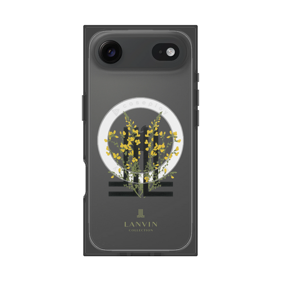 プレミアムスクエアケース with MagSafe［ LANVIN COLLECTION - フラワー ］