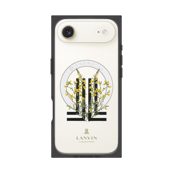 プレミアムスクエアケース with MagSafe［ LANVIN COLLECTION - フラワー ］