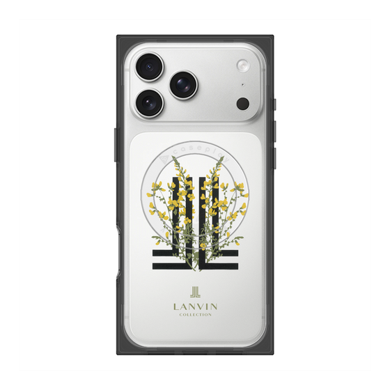 プレミアムスクエアケース with MagSafe［ LANVIN COLLECTION - フラワー ］